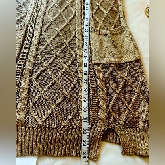 Brand: Zaful, size S, sweater dress, beige, with pockets - Picture 10 of 13